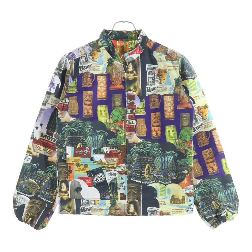 71591(71591) アロハ総柄 ジップアップジャケット マルチカラー