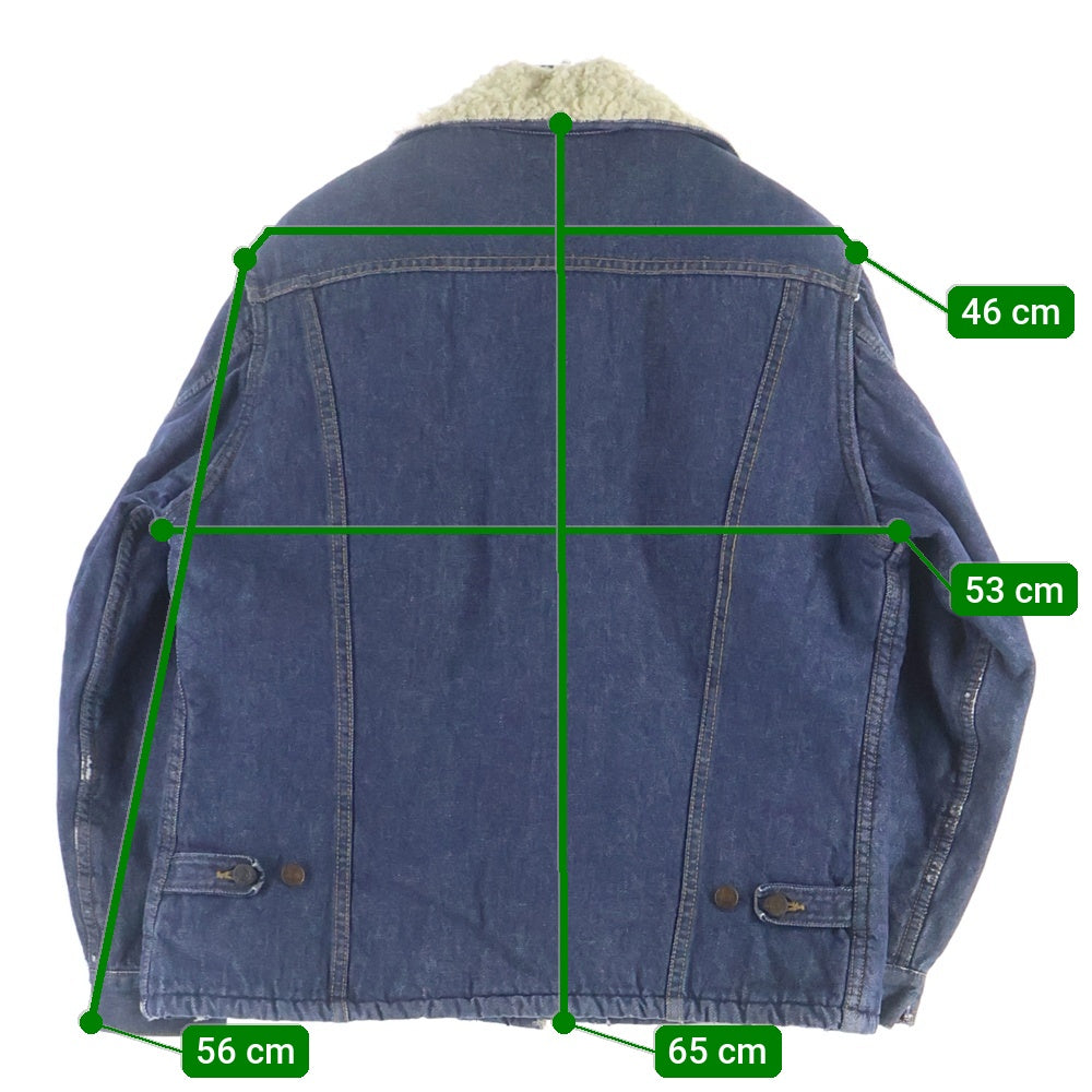 VINTAGE(ヴィンテージ) 70S VINTAGE SEARS ROEBUCKS ヴィンテージ シアーズ ローバックス 裏ボア デニム ランチジャケット インディゴ