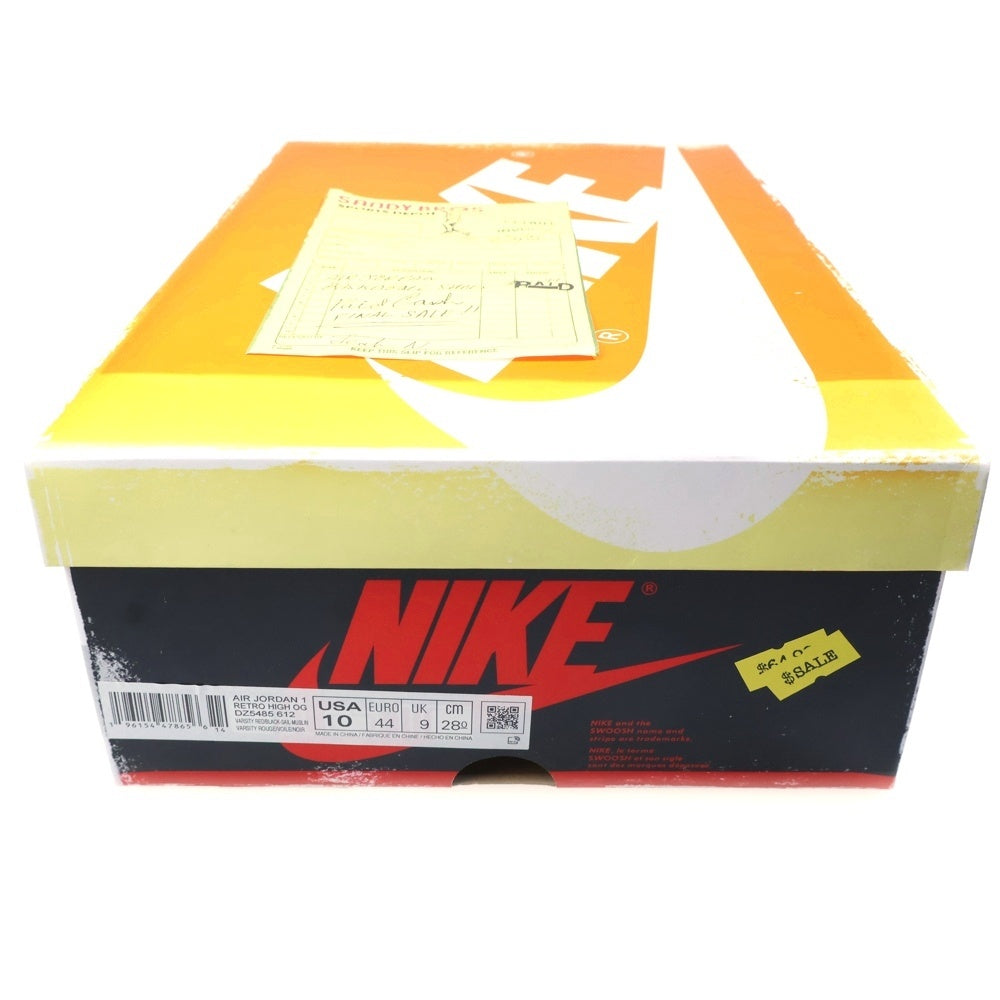 NIKE(ナイキ) AIR JORDAN 1 LOST & FOUND CHICAGO エアジョーダン1 ロスト&ファウンド シカゴ ハイカットスニーカーホワイト/レッド/ブラック US10/28cm DZ5485-612