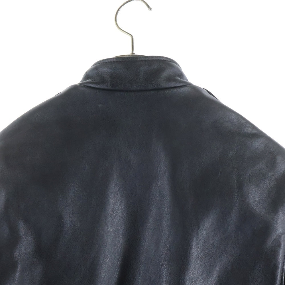 SCHOTT(ショット) 641 チンスト カウレザー シングルライダース レザージャケット ブラック