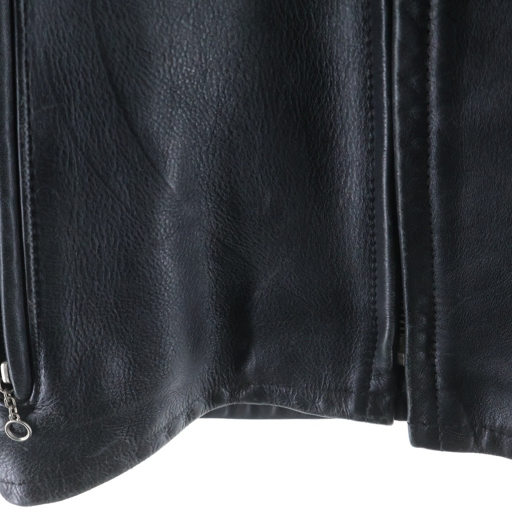 SCHOTT(ショット) 641 チンスト カウレザー シングルライダース レザージャケット ブラック