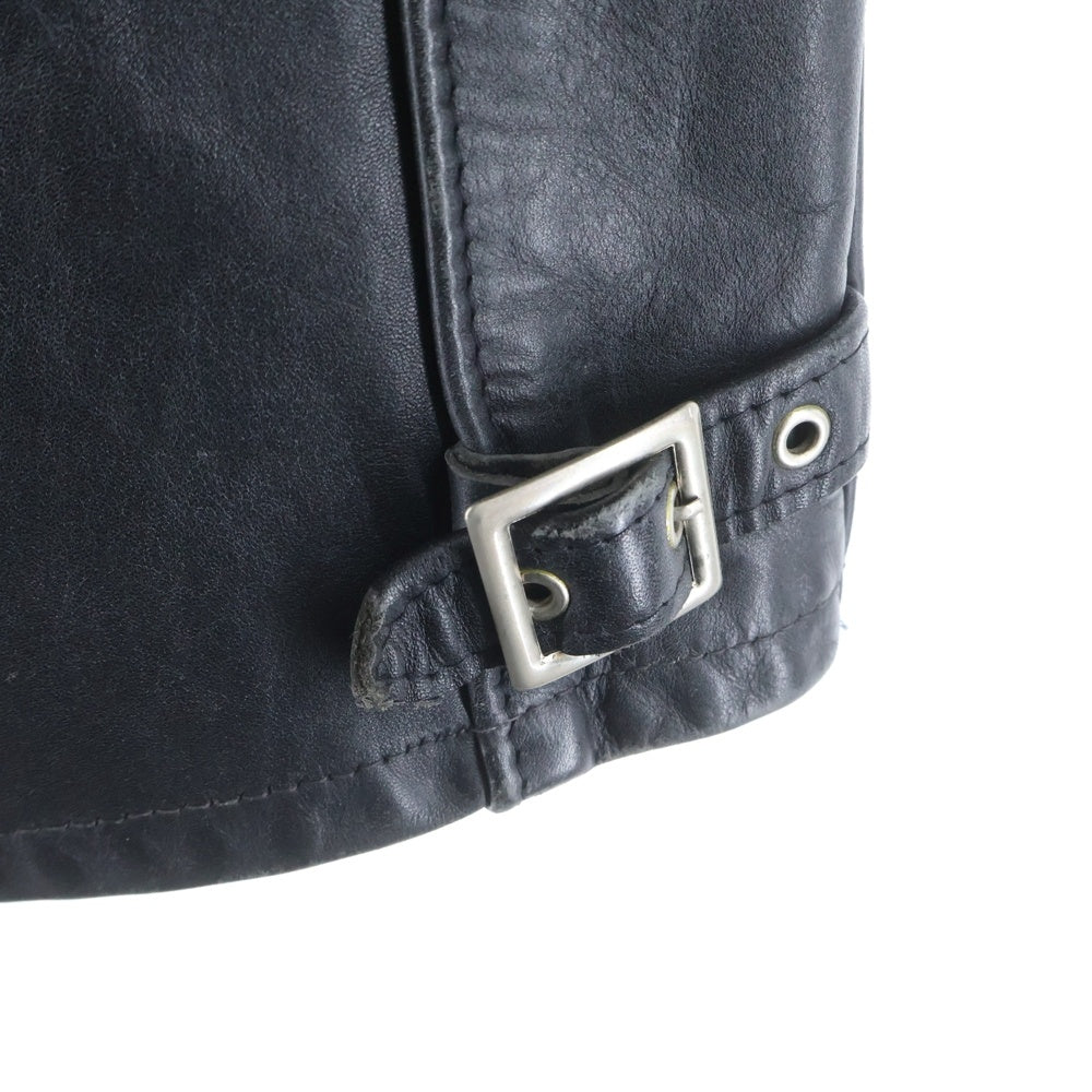 SCHOTT(ショット) 641 チンスト カウレザー シングルライダース レザージャケット ブラック