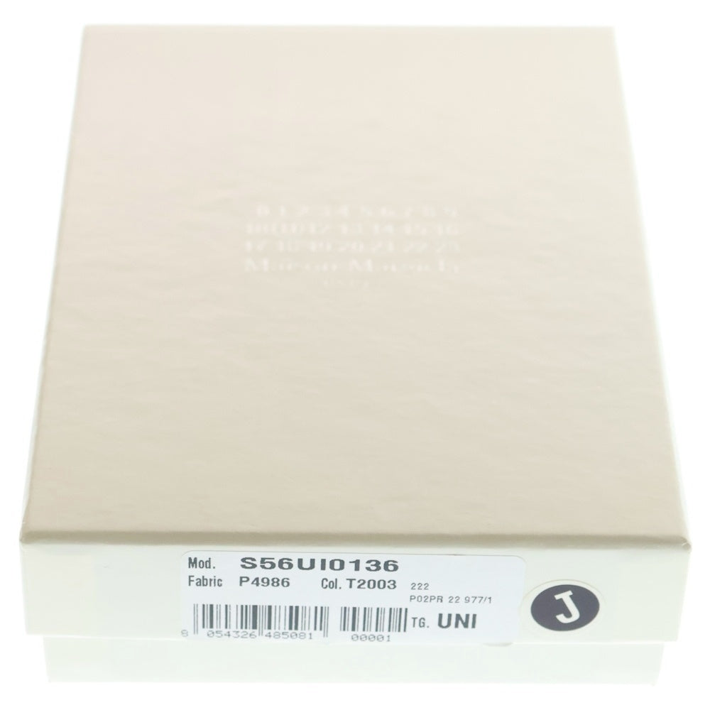 Maison Margiela(メゾンマルジェラ) 4ステッチ 3つ折り財布 エナメル パテントレザーウォレット ベージュ S56UI0136 レディース