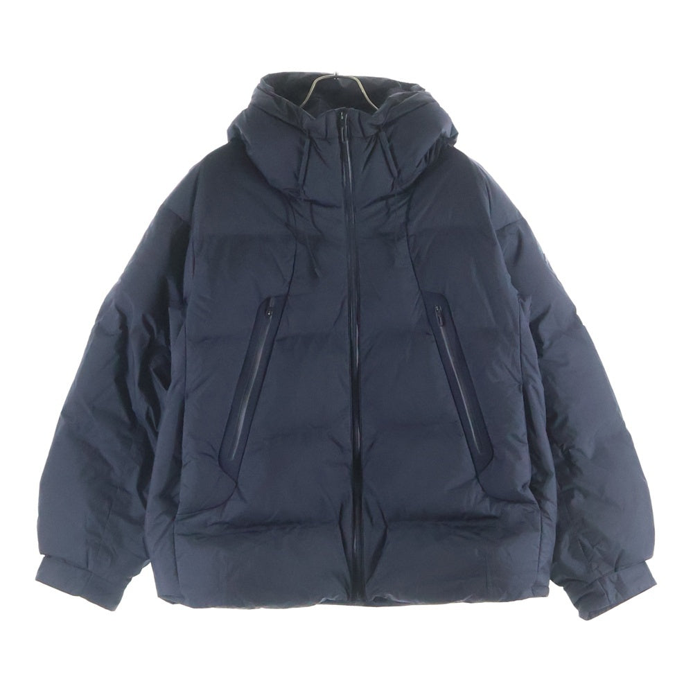 DESCENTE(デサント) MOUNTAINEER CROPPED 水沢ダウン マウンテニア クロップド フーデッドダウンジャケット ネイビー DU4FDJJSMB