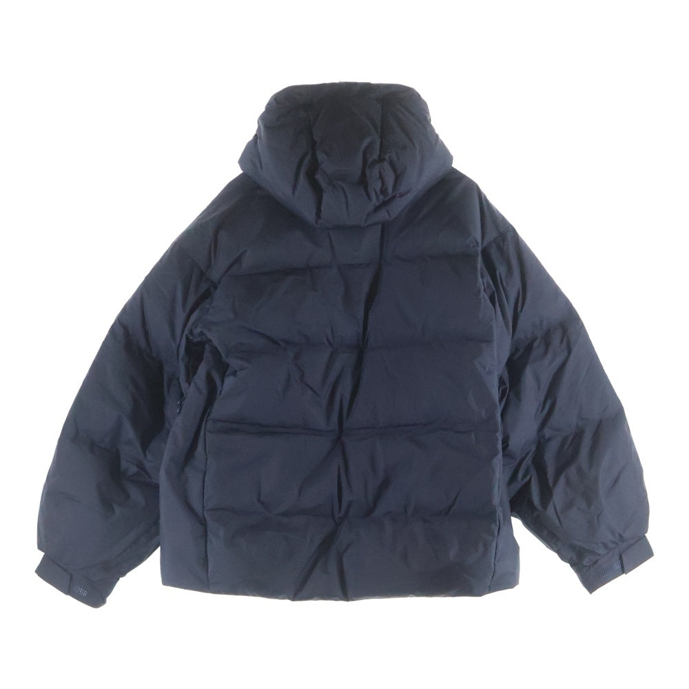 DESCENTE(デサント) MOUNTAINEER CROPPED 水沢ダウン マウンテニア クロップド フーデッドダウンジャケット ネイビー DU4FDJJSMB