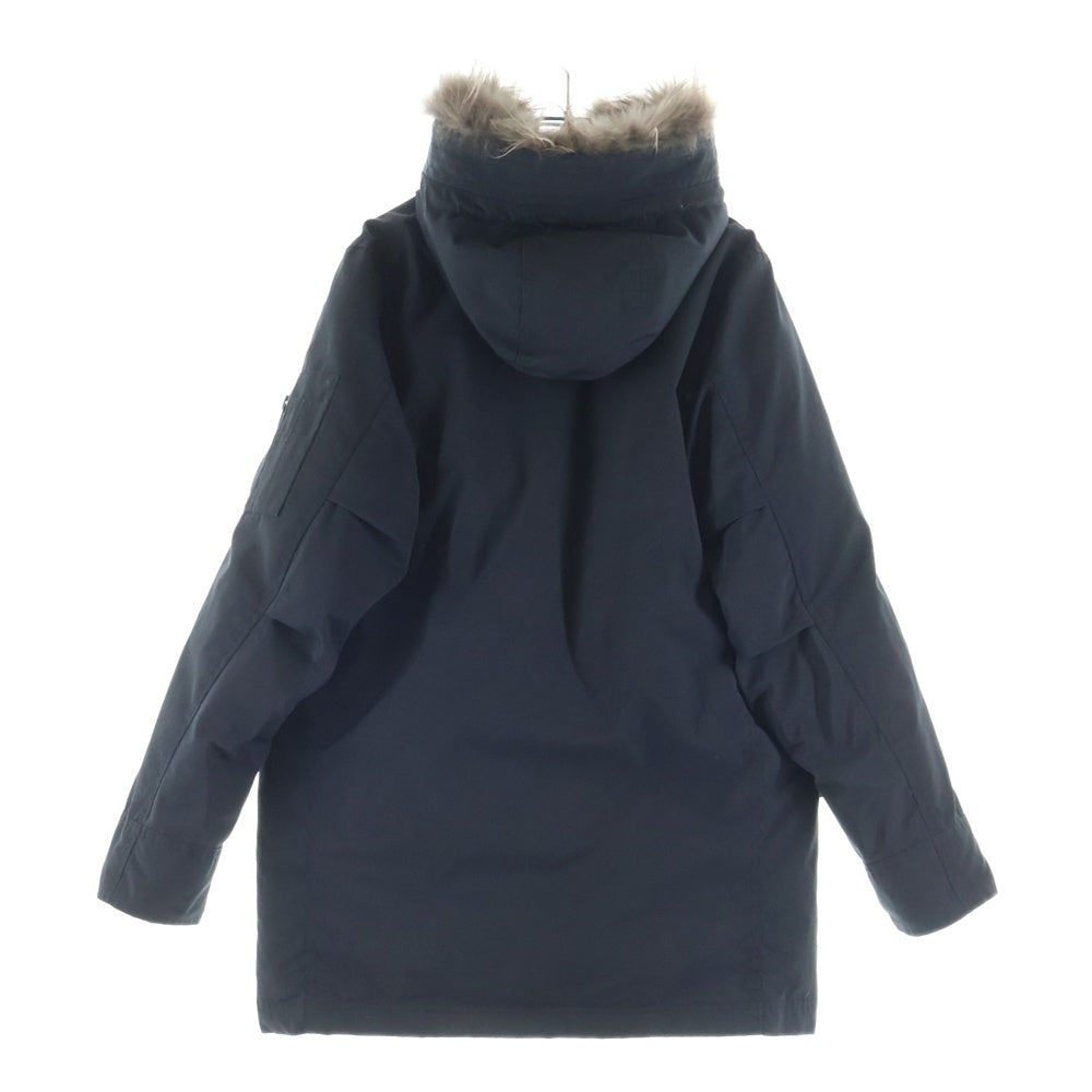 nano universe(ナノユニバース) NISHIKAWA DOWN HYBRID］EAST 西川ダウン アークティック ファーフーデッド ダウンジャケット ブラック NUC02DWW009TS