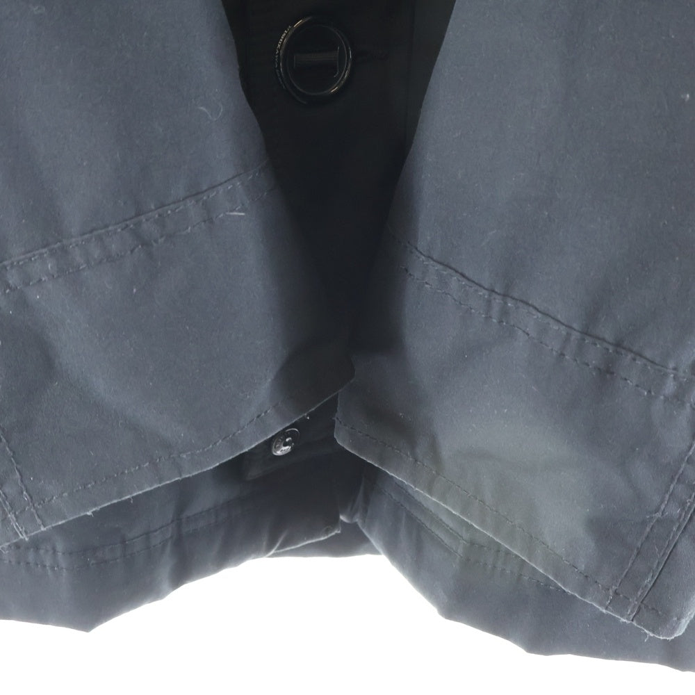 nano universe(ナノユニバース) NISHIKAWA DOWN HYBRID］EAST 西川ダウン アークティック ファーフーデッド ダウンジャケット ブラック NUC02DWW009TS