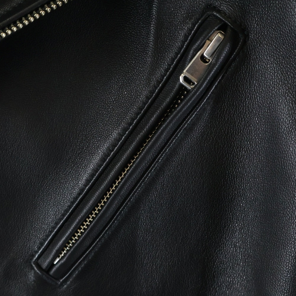 BEAUTY&YOUTH UNITED ARROWS(ビューティーアンドユースユナイテッドアローズ) シープレザー ダブルライダースジャケット ブラック 1225-199-9689