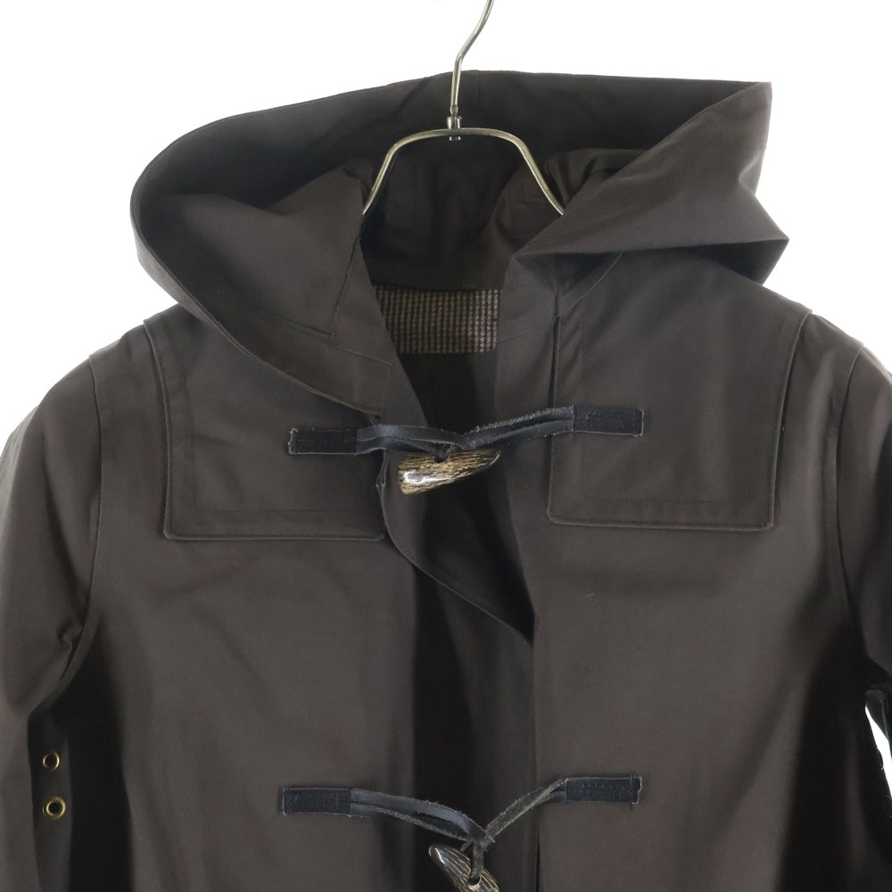 MACKINTOSH(マッキントッシュ) コットン フーデッド ダッフルコート ジャケット ブラウン
