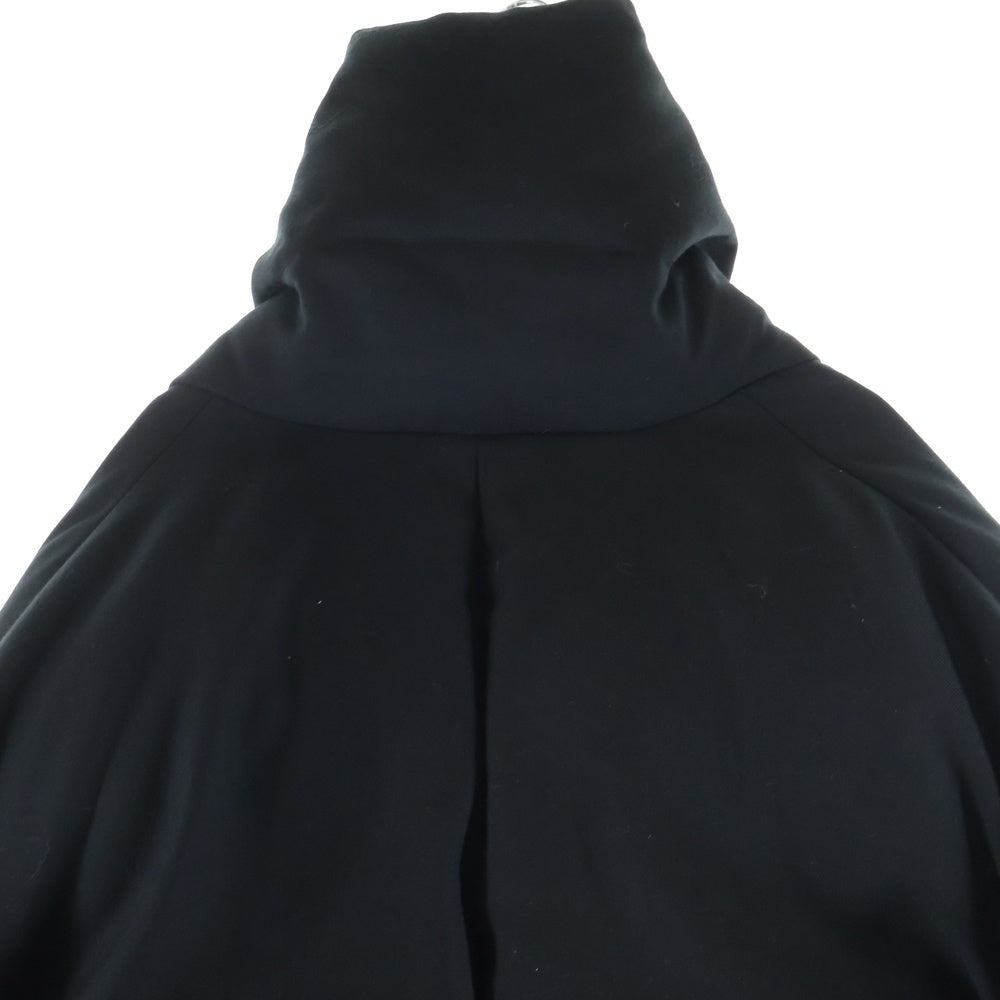 FUMITO GANRYU(フミトガンリュウ) TRAPEZE LAPEL DOWN JACKET トラペーズ ラペル ダウン ジャケット ブラック FU4-JA-01