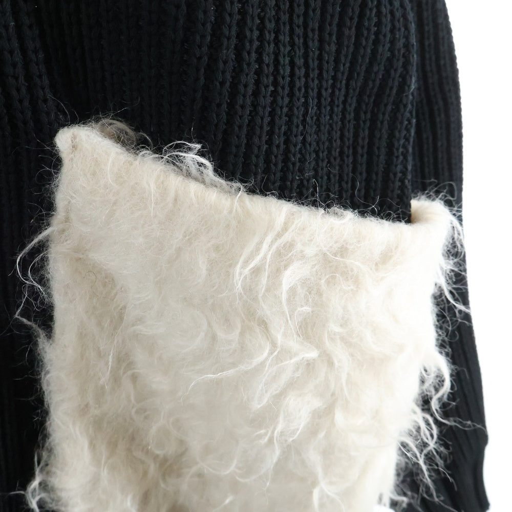 OUAT(オーユーエーティー) BLACK SNOW SWEATER ブラックスノー ハイネック ニット セーター ブラック 0-005-32P0