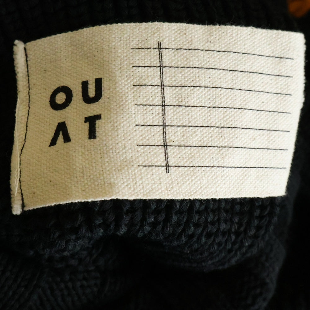 OUAT(オーユーエーティー) BLACK SNOW SWEATER ブラックスノー ハイネック ニット セーター ブラック 0-005-32P0