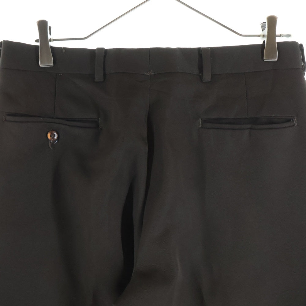 VINTAGE(ヴィンテージ) 70‐80S センタープレス スラックスパンツ ブラウン