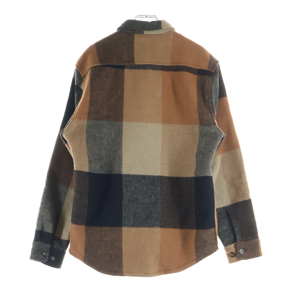 NO BRAND(ノーブランド) BUFFALO JACKSON バッファロージャクソン ウール シャツ ジャケット ブラウン
