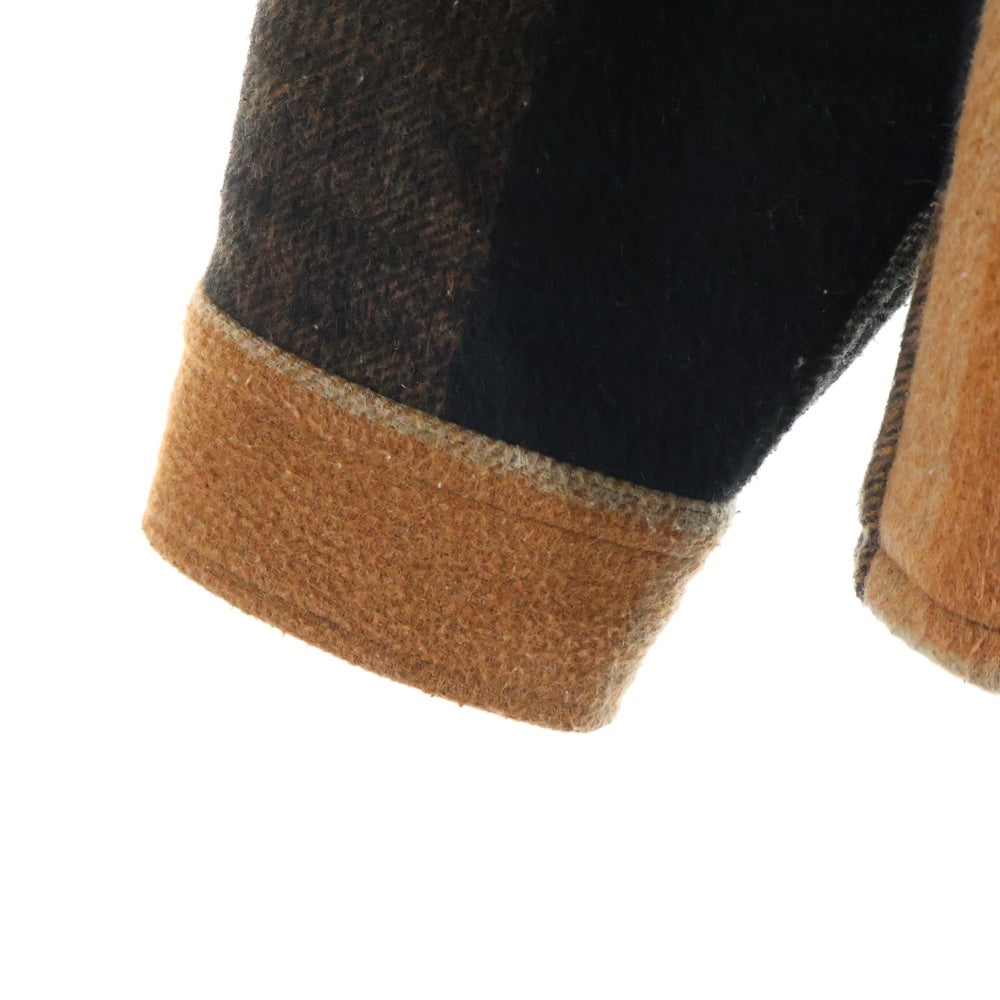 NO BRAND(ノーブランド) BUFFALO JACKSON バッファロージャクソン ウール シャツ ジャケット ブラウン