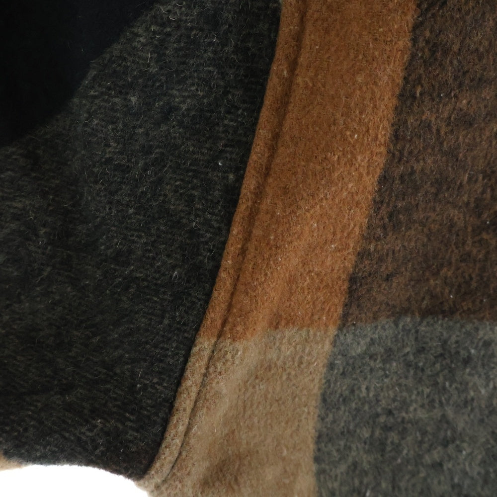 NO BRAND(ノーブランド) BUFFALO JACKSON バッファロージャクソン ウール シャツ ジャケット ブラウン