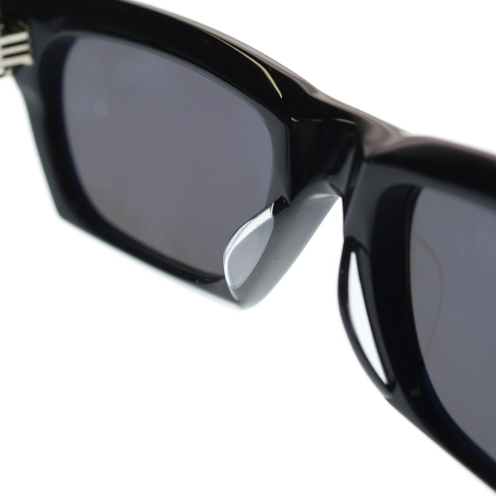 CHROME HEARTS(クロムハーツ) CLITERALLY クリテラリー シルバー装飾 ウェリントンサングラス メガネ ブラック