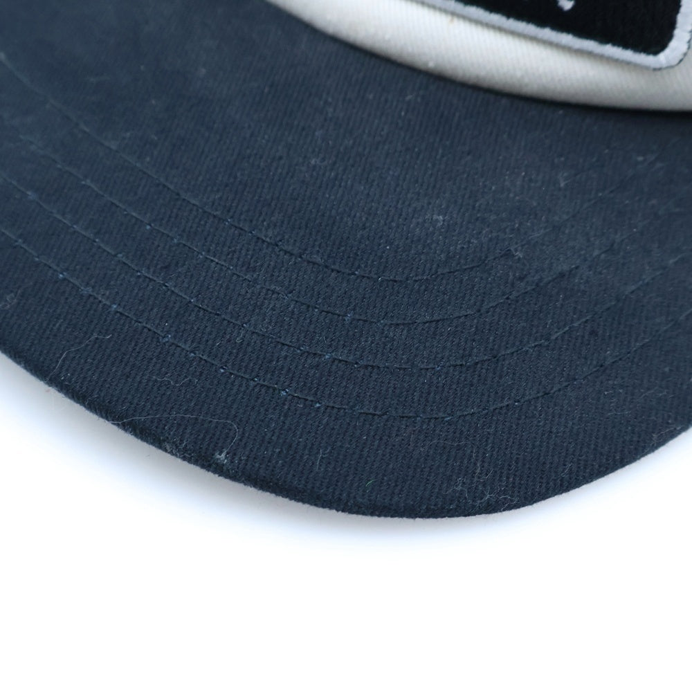 CHROME HEARTS(クロムハーツ) TRUCKER CAP CH刺繍 メッシュ トラッカーキャップ 帽子 ブラック/ホワイト