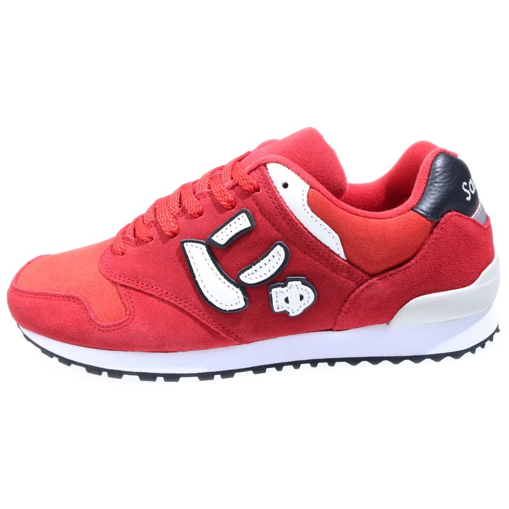 Sangacio(サンガッチョ) にゅ～ず ロゴデザイン ローカットスニーカー レッド US9.5/27.5cm