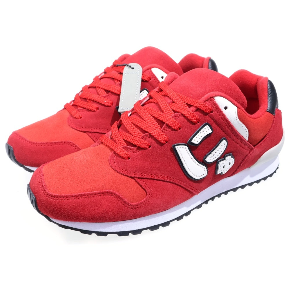 Sangacio(サンガッチョ) にゅ～ず ロゴデザイン ローカットスニーカー レッド US9.5/27.5cm