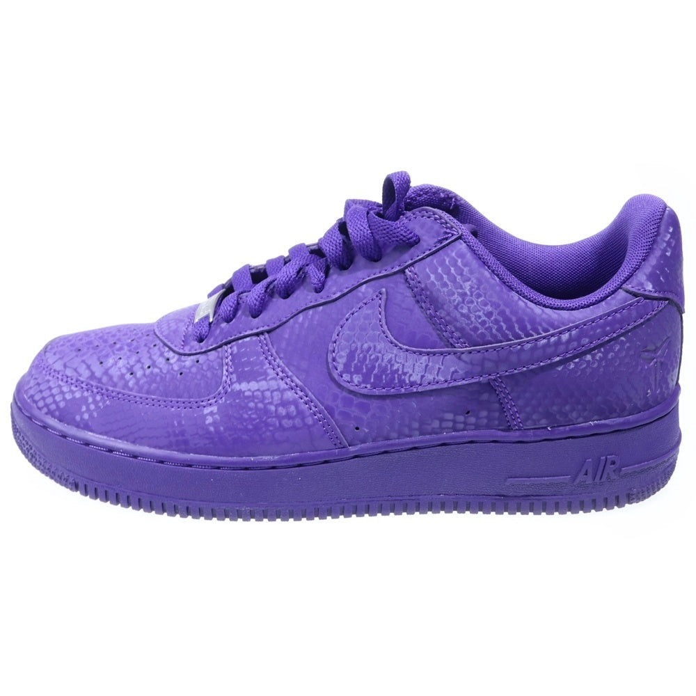 NIKE(ナイキ) ×KOBE BRYANT AIR FORCE 1 LOW COURT PURPLE コービーブライアント エアフォース1 コートパープル ローカットスニーカー パープル US10/28cm IB0018-500