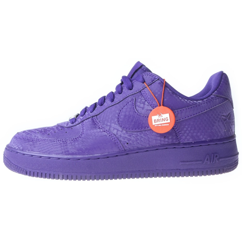 NIKE(ナイキ) ×KOBE BRYANT AIR FORCE 1 LOW COURT PURPLE コービーブライアント エアフォース1 コートパープル ローカットスニーカー パープル US10/28cm IB0018-500