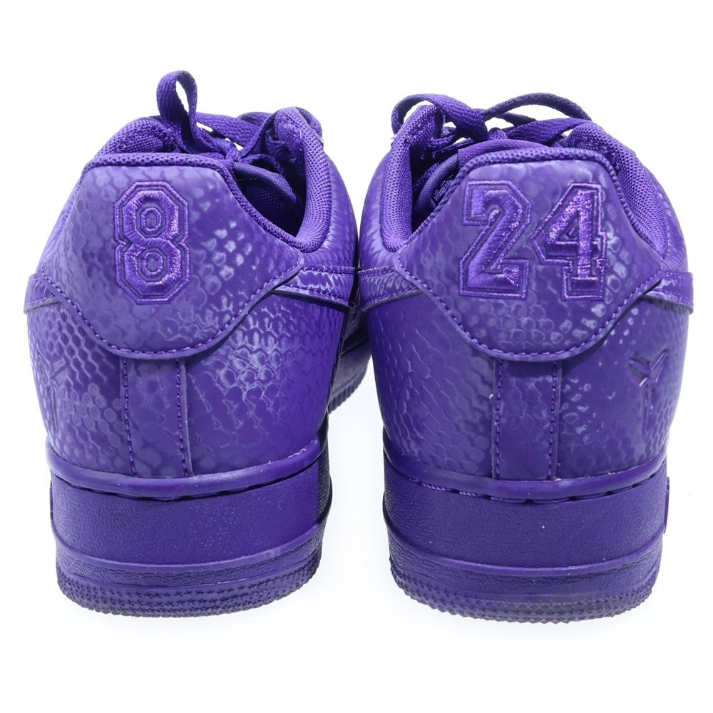 NIKE(ナイキ) ×KOBE BRYANT AIR FORCE 1 LOW COURT PURPLE コービーブライアント エアフォース1 コートパープル ローカットスニーカー パープル US10/28cm IB0018-500