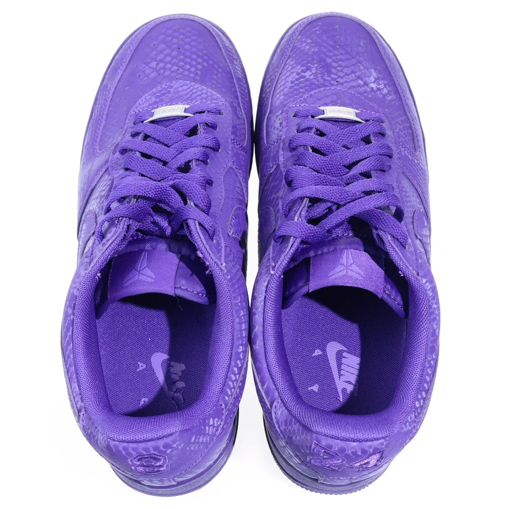 NIKE(ナイキ) ×KOBE BRYANT AIR FORCE 1 LOW COURT PURPLE コービーブライアント エアフォース1 コートパープル ローカットスニーカー パープル US10/28cm IB0018-500