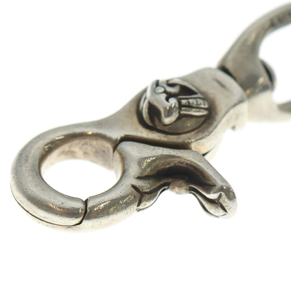 CHROME HEARTS(クロムハーツ) 2BALL LONG-T/2クリップロング#2ケルティックボール ウォレットチェーン シルバー