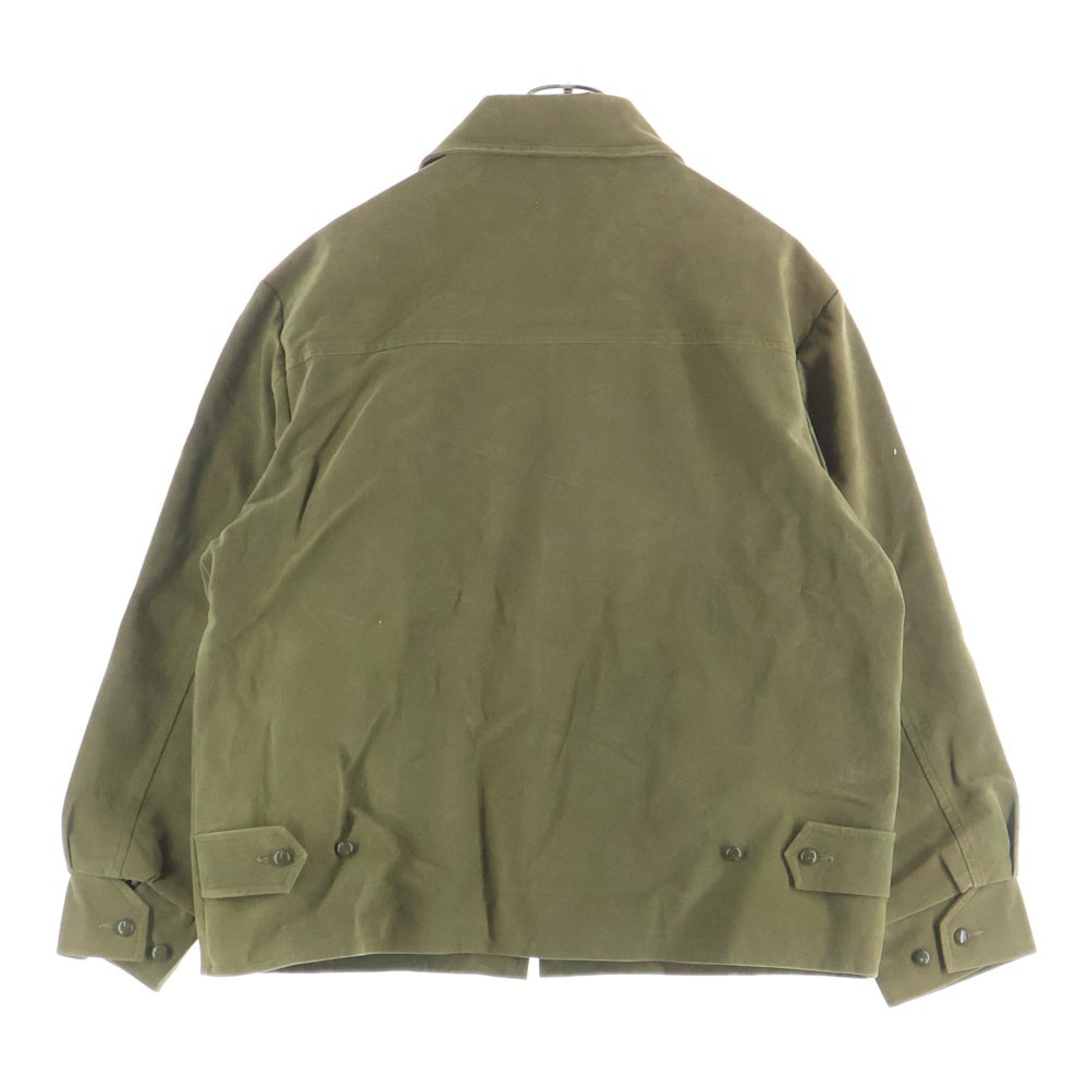 VINTAGE(ヴィンテージ) 70S VINTAGE SUPERIOR SPORTSWEAR ヴィンテージ スーペリアスポーツウェア スエードレザー ジップアップスポーツジャケット カーキ