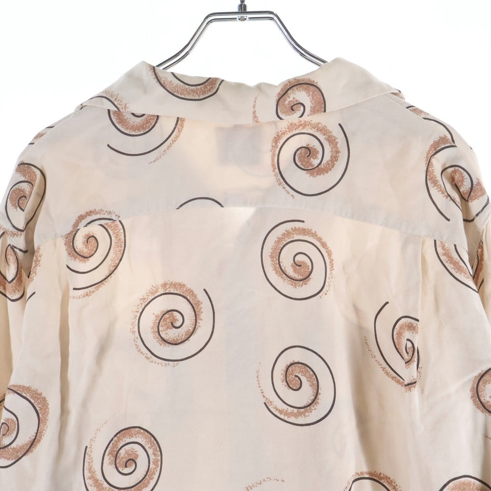 VINTAGE(ヴィンテージ) 50S VINTAGE ヴィンテージ アトミック オープンカラー 長袖シャツ ベージュ