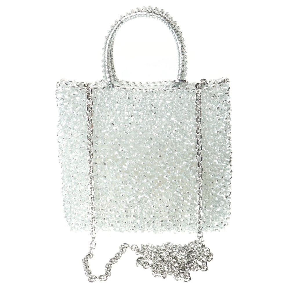 ANTEPRIMA(アンテプリマ) ワイヤー チェーンショルダー 2WAY ショルダー ハンドバッグ シルバー