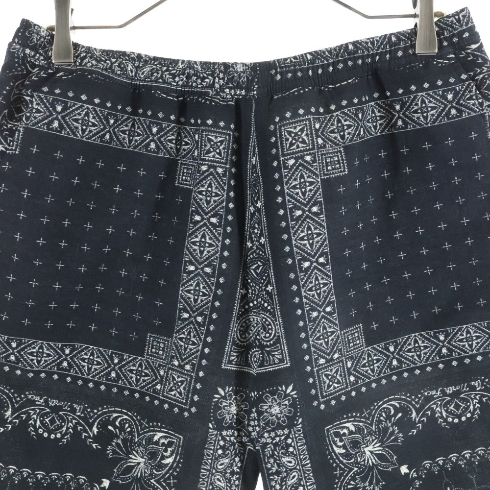 THE NORTH FACE(ザノースフェイス) ALOHA VENT SHORT バンダナ柄 アロハ ベンチショートパンツ ハーフパンツ ブラック NB42330