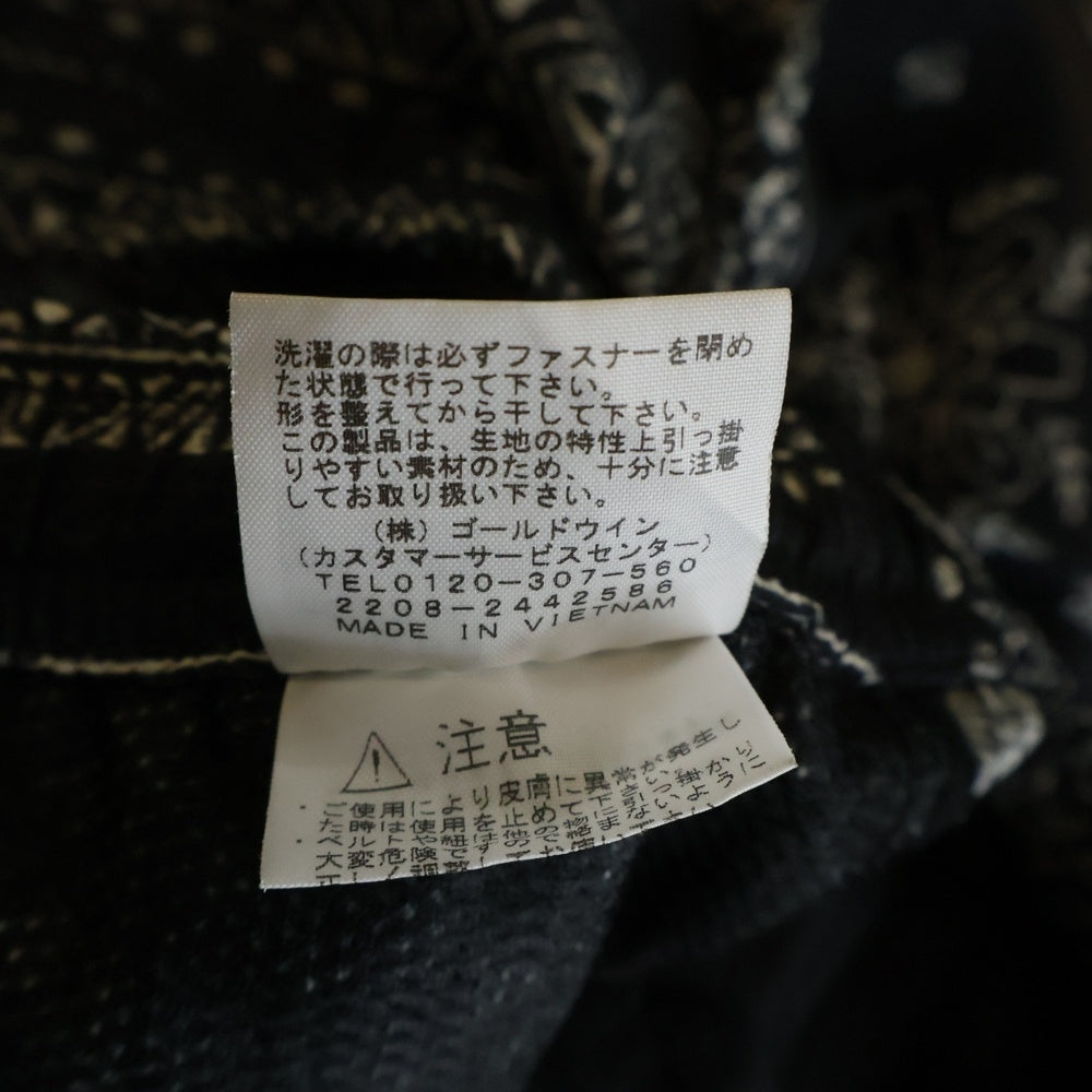 THE NORTH FACE(ザノースフェイス) ALOHA VENT SHORT バンダナ柄 アロハ ベンチショートパンツ ハーフパンツ ブラック NB42330