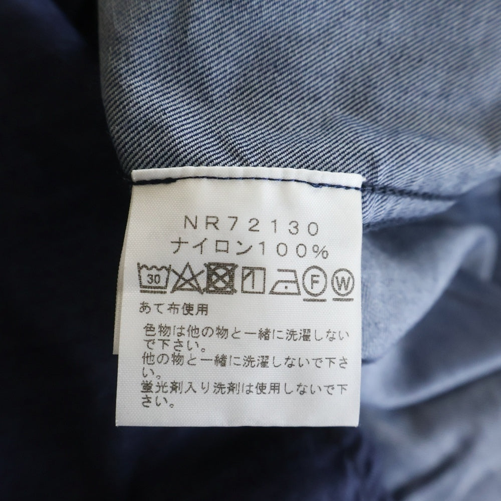 THE NORTH FACE(ザノースフェイス) L/S NYLON DENIM NUPTSE SHIRT ナイロン デニムヌプシ 長袖シャツ インディゴ NR72130
