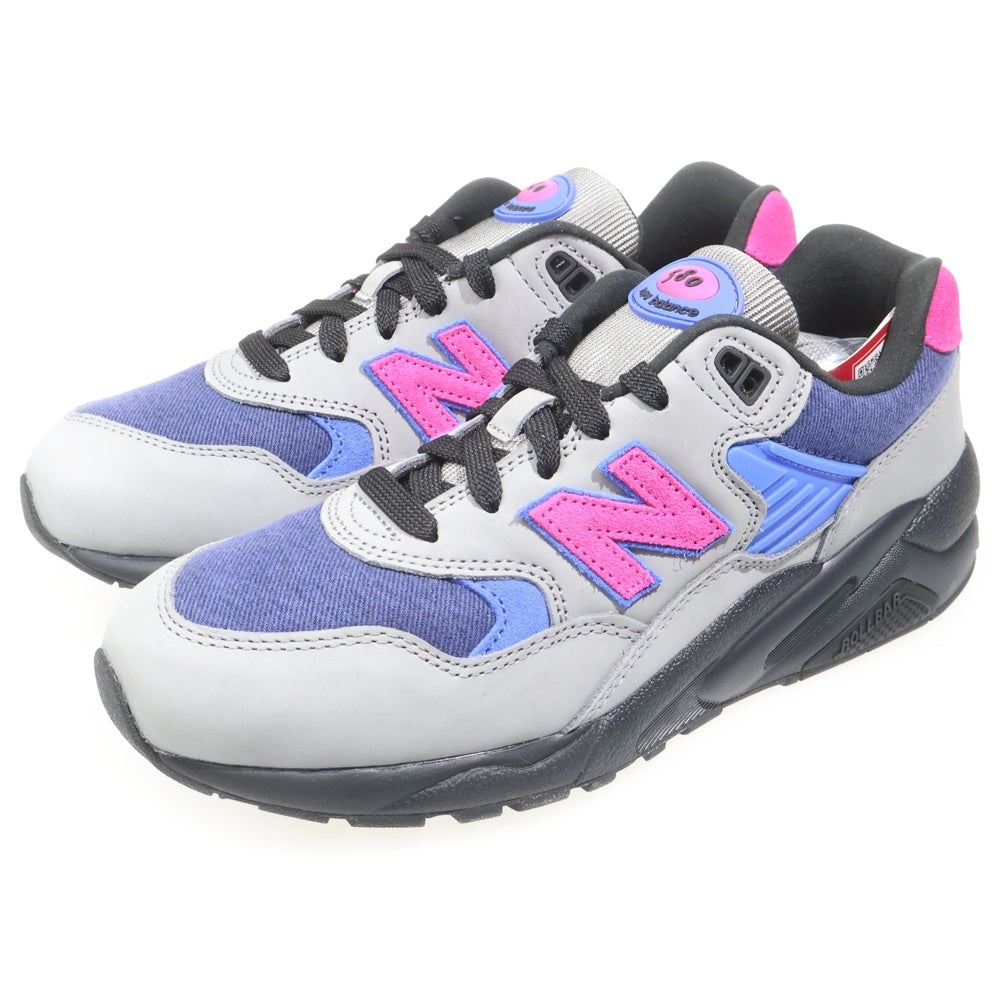 New Balance(ニューバランス) ×Levi's MT580LV2 デニム切り替え ローカットスニーカー グレー/ネイビー/ピンク US7.5/25.5cm