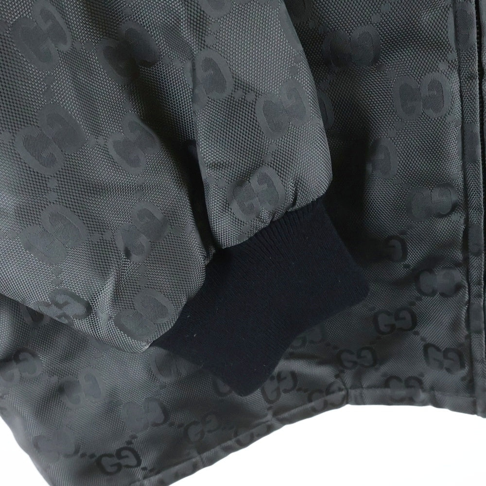 GUCCI(グッチ) OFF THE GRID SERIES NYLON JACKET オフザグリッド GGスプリーム総柄 ジップアップ ジャケット グレー 654843 ZAEBN