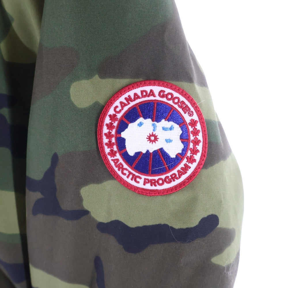 CANADA GOOSE(カナダグース) ×SOPHNET. BROOKFIELD PARKA ×ソフネット ブルックフィールド カモフラ総柄 マルチポケット ファー付きフーデット ダウンジャケット 2304JM/SOPH-156176