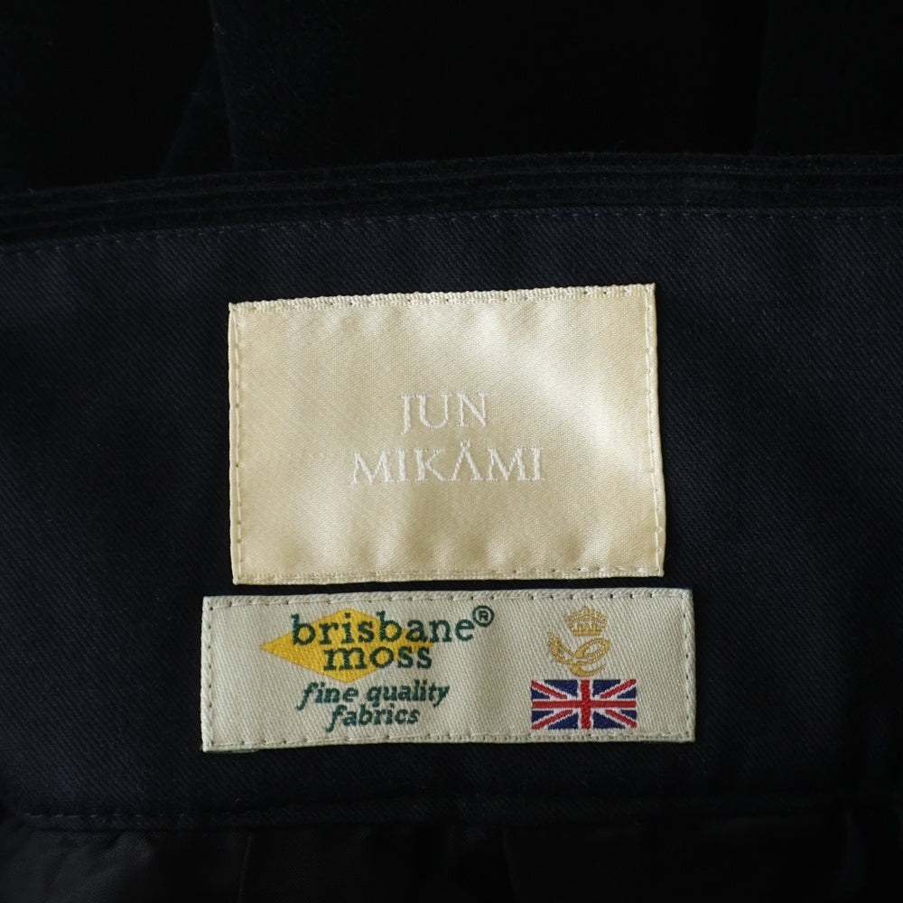 JUN MIKAMI(ジュンミカミ) ×BRISBANE MOSS ブリスベンモス ベルベット マルチタック バルーンスカート ブラック レディース