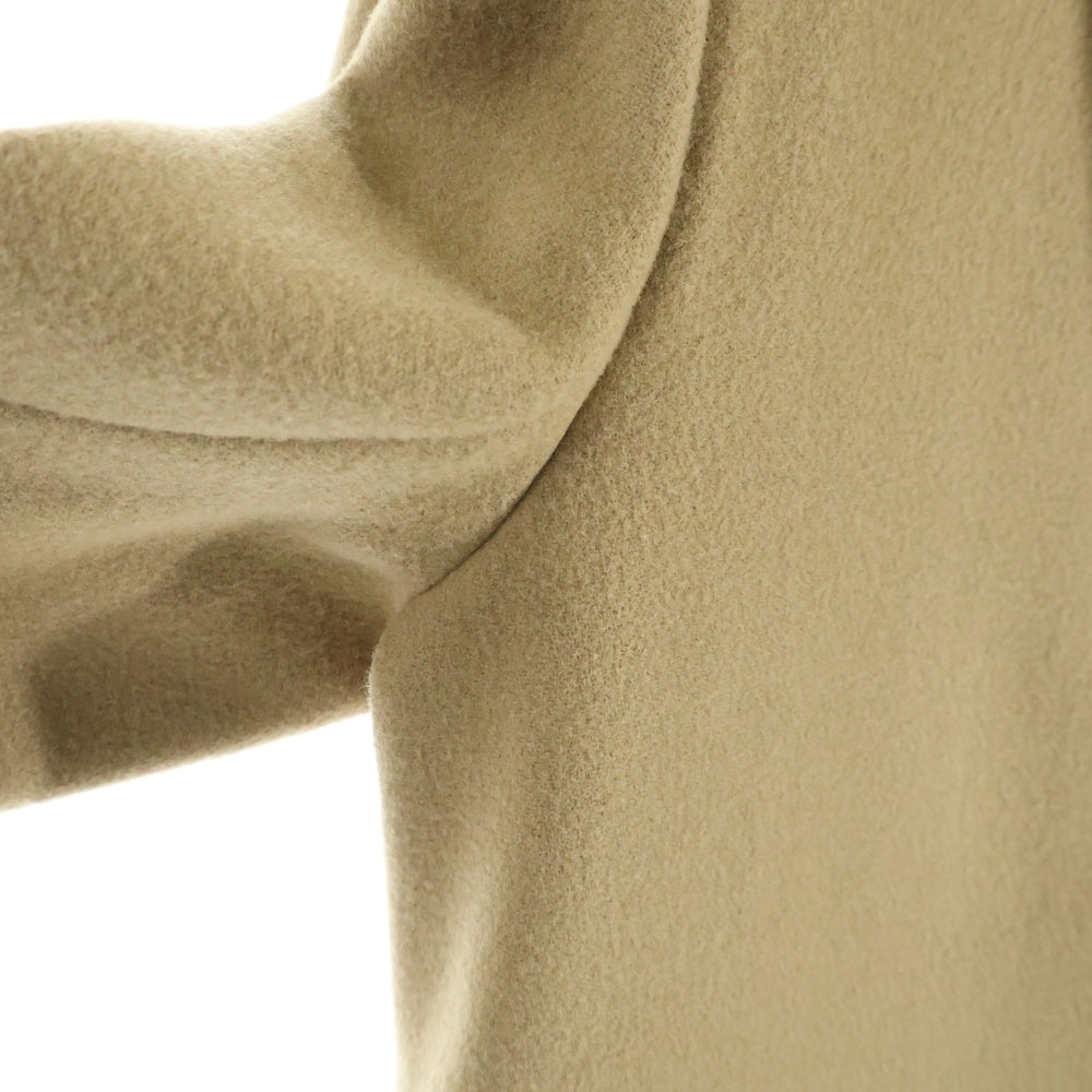 SCYE BASICS(サイベーシックス) 日本製 ウール ステンカラーコート ブラウン 5214-73380