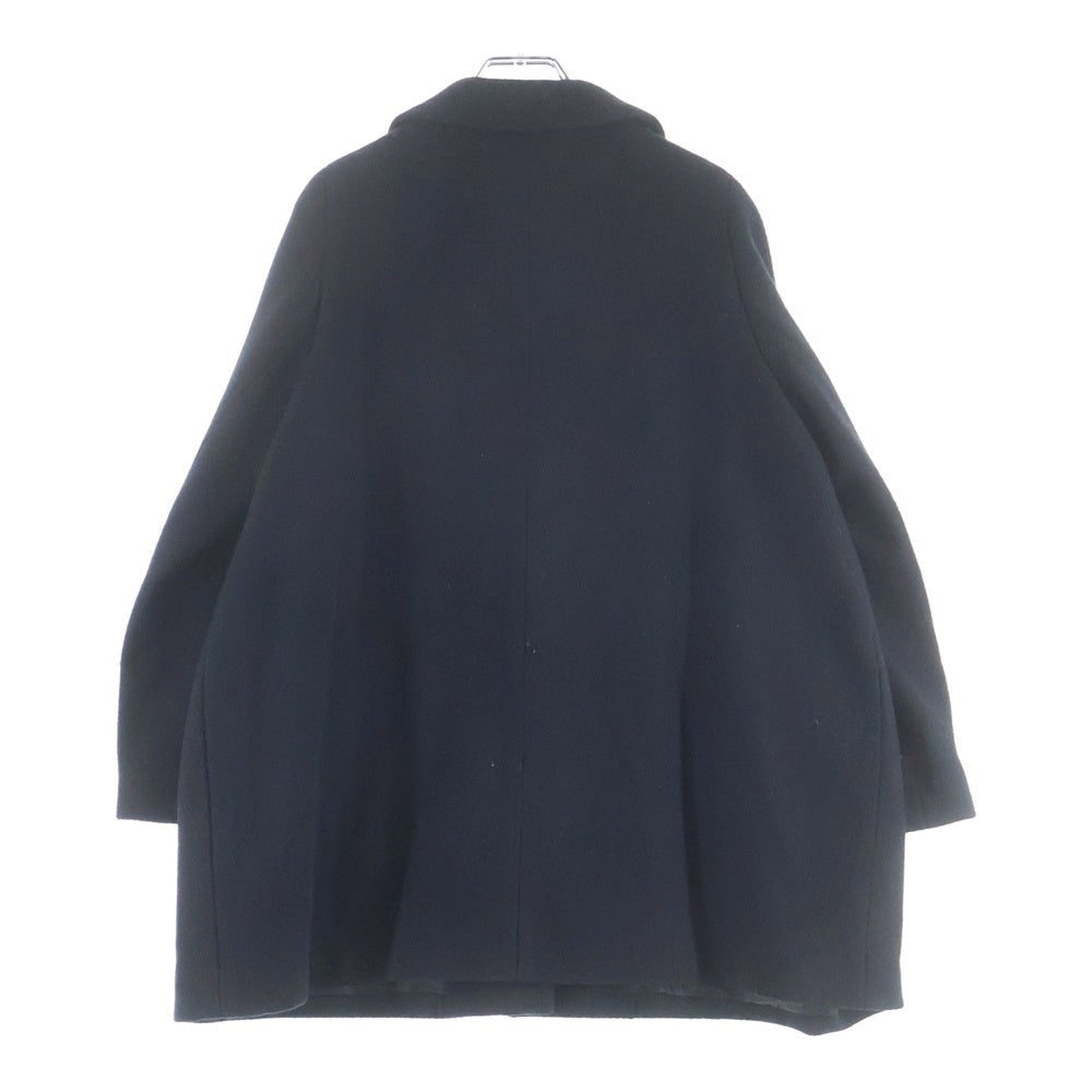 NO BRAND(ノーブランド) SI-HIRAI スーヒライ 日本製 ウールアルパカ 3B ハーフコート ブラック レディース CHW-2632