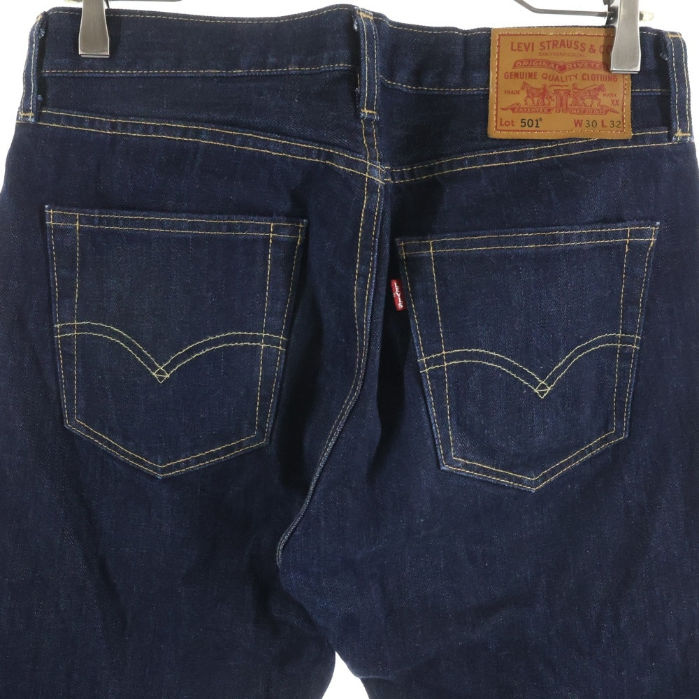 Levi's(リーバイス) 501 ビッグE ボタンフライ ストレートデニムパンツ インディゴ 00501-1484