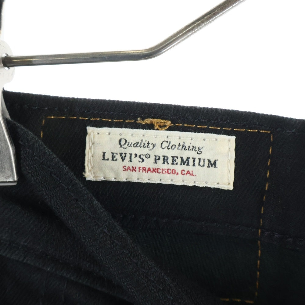 Levi's(リーバイス) 505 ビッグE レギュラー ストレッチデニムパンツ ブラック 00505-1577