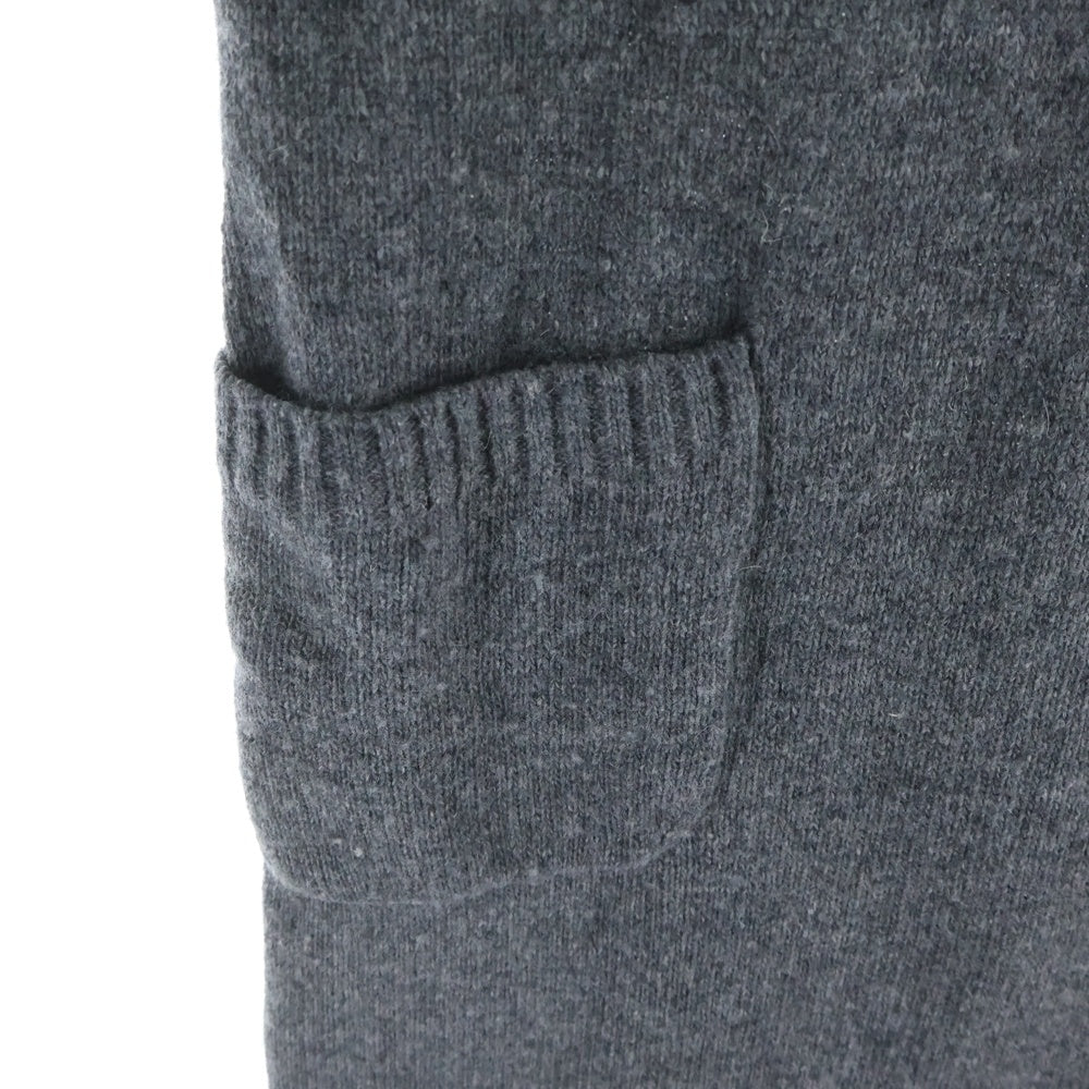 UNITED ARROWS(ユナイテッドアローズ) ダブルポケット ウールナイロン ロング ニットワンピース グレー レディース 1966-199-0597
