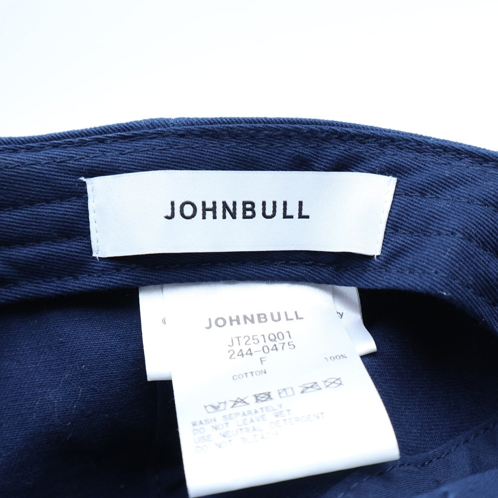 JOHNBULL(ジョンブル) METALLICA CAP メタリカ フロント刺繍 6パネルキャップ 帽子 ネイビー JT251Q01