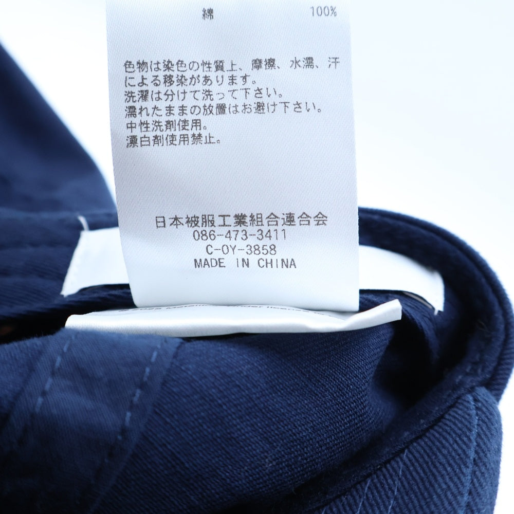 JOHNBULL(ジョンブル) METALLICA CAP メタリカ フロント刺繍 6パネルキャップ 帽子 ネイビー JT251Q01