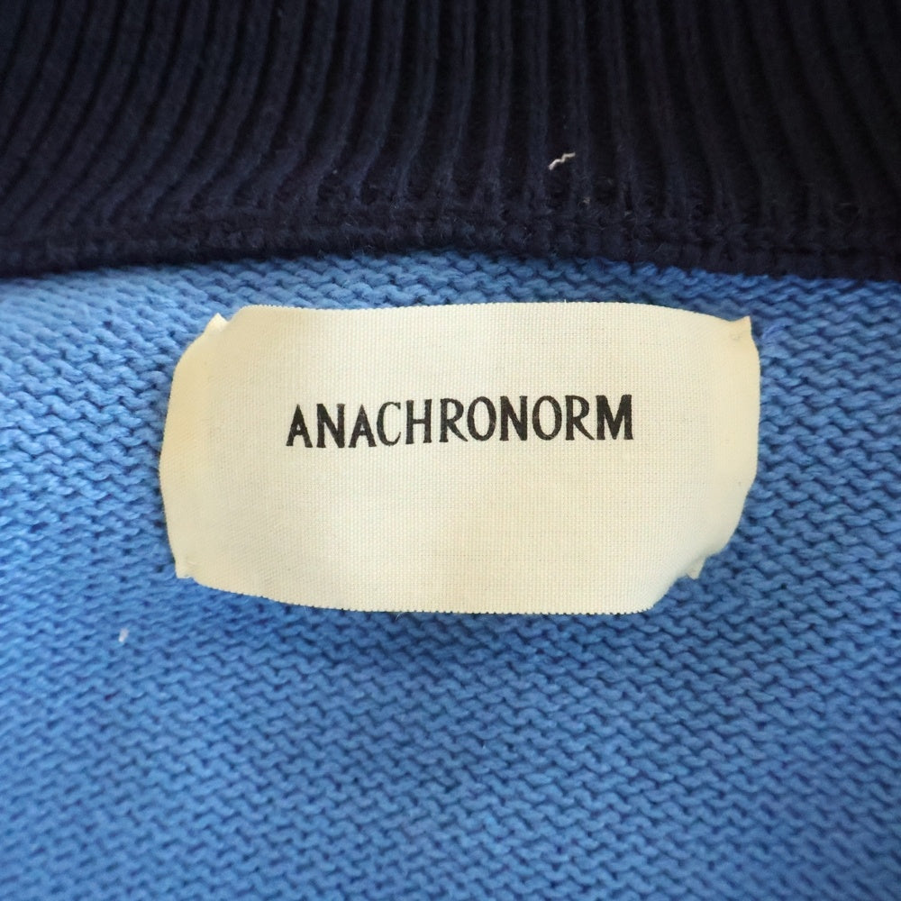 anachronorm(アナクローム) AN394 BICOLOR DRIVERS KNIT バイカラー