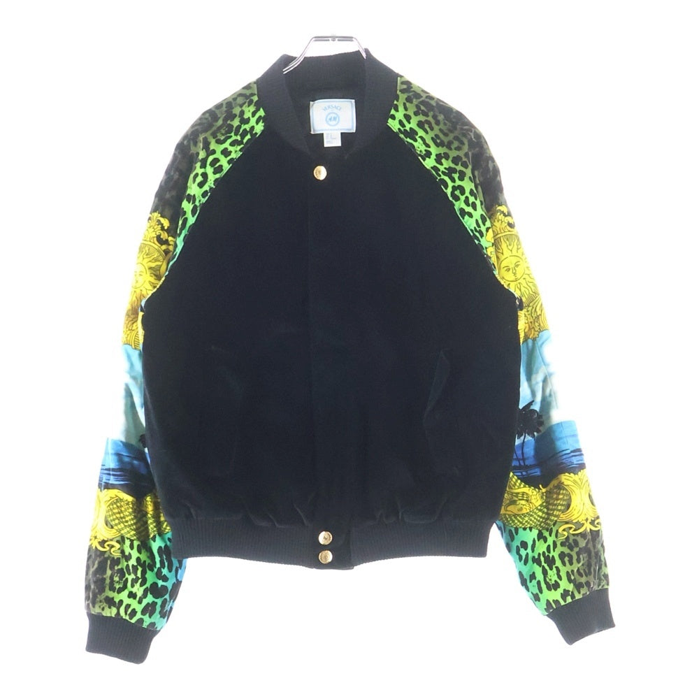 VERSACE(ヴェルサーチ) ×H&M ベルベットボンバージャケット ブラック