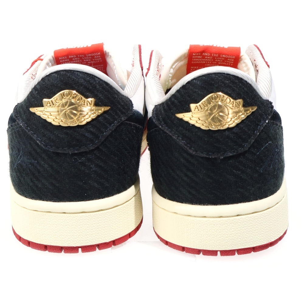 NIKE(ナイキ) ×Trophy Room AIR JORDAN 1 LOW OG トロフィールーム エアジョーダン1 ローカットスニーカー レッド/ブラック US10/28cm FN0432-100