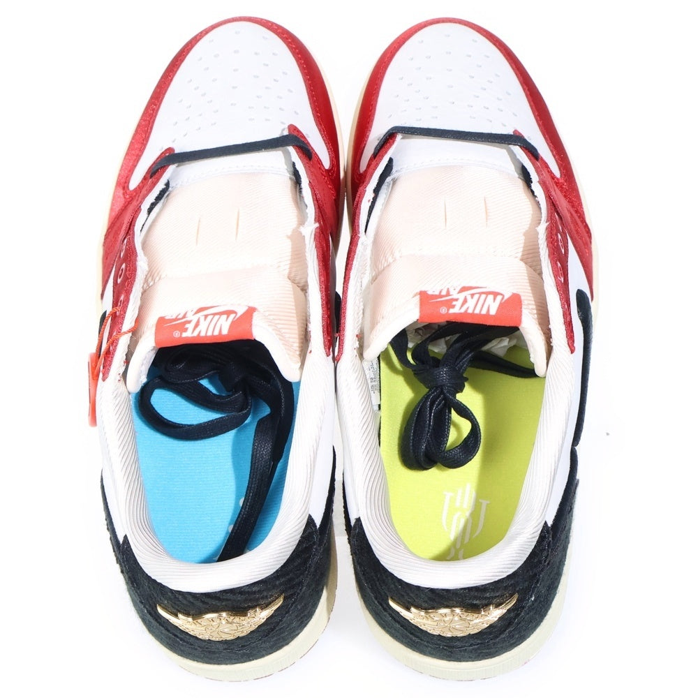 NIKE(ナイキ) ×Trophy Room AIR JORDAN 1 LOW OG トロフィールーム エアジョーダン1 ローカットスニーカー レッド/ブラック US10/28cm FN0432-100